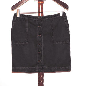 Lauren Jeans Co black denim skirt